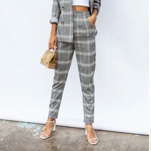 Sabo Skirt Plaid Trousers